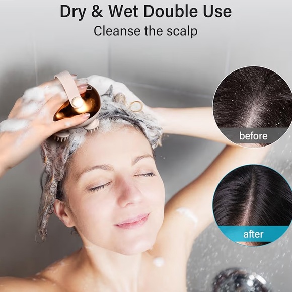 Other - New Rose Gold Pink Scalp Massager